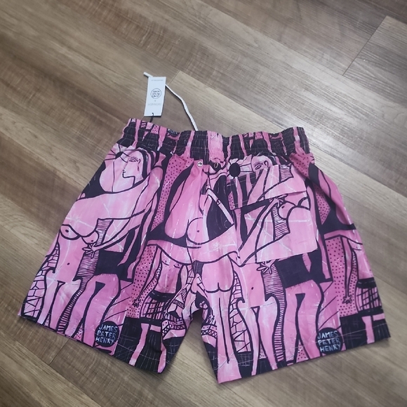 Swiminista X James Henry Pink Swim Shorts - Picture 4 of 8